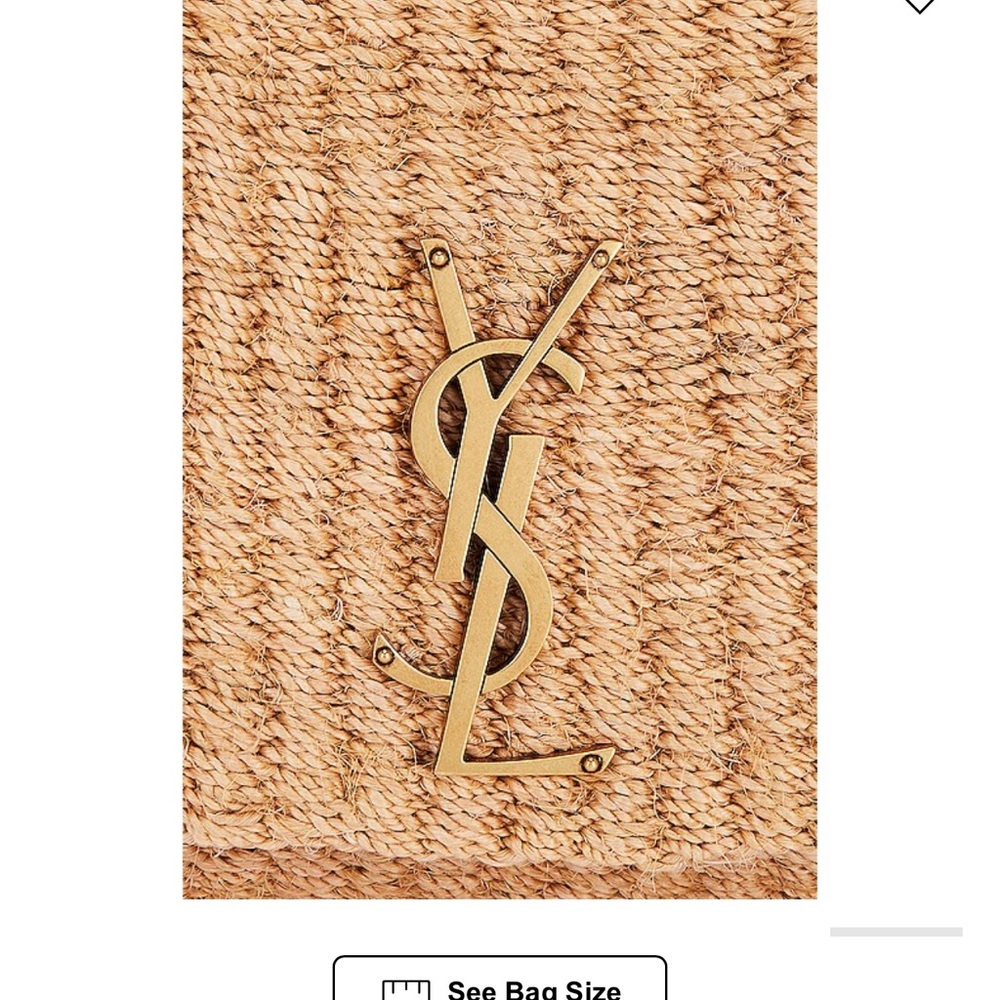 YSL Saint Laurent Raffia Bag - Picture 9 of 9